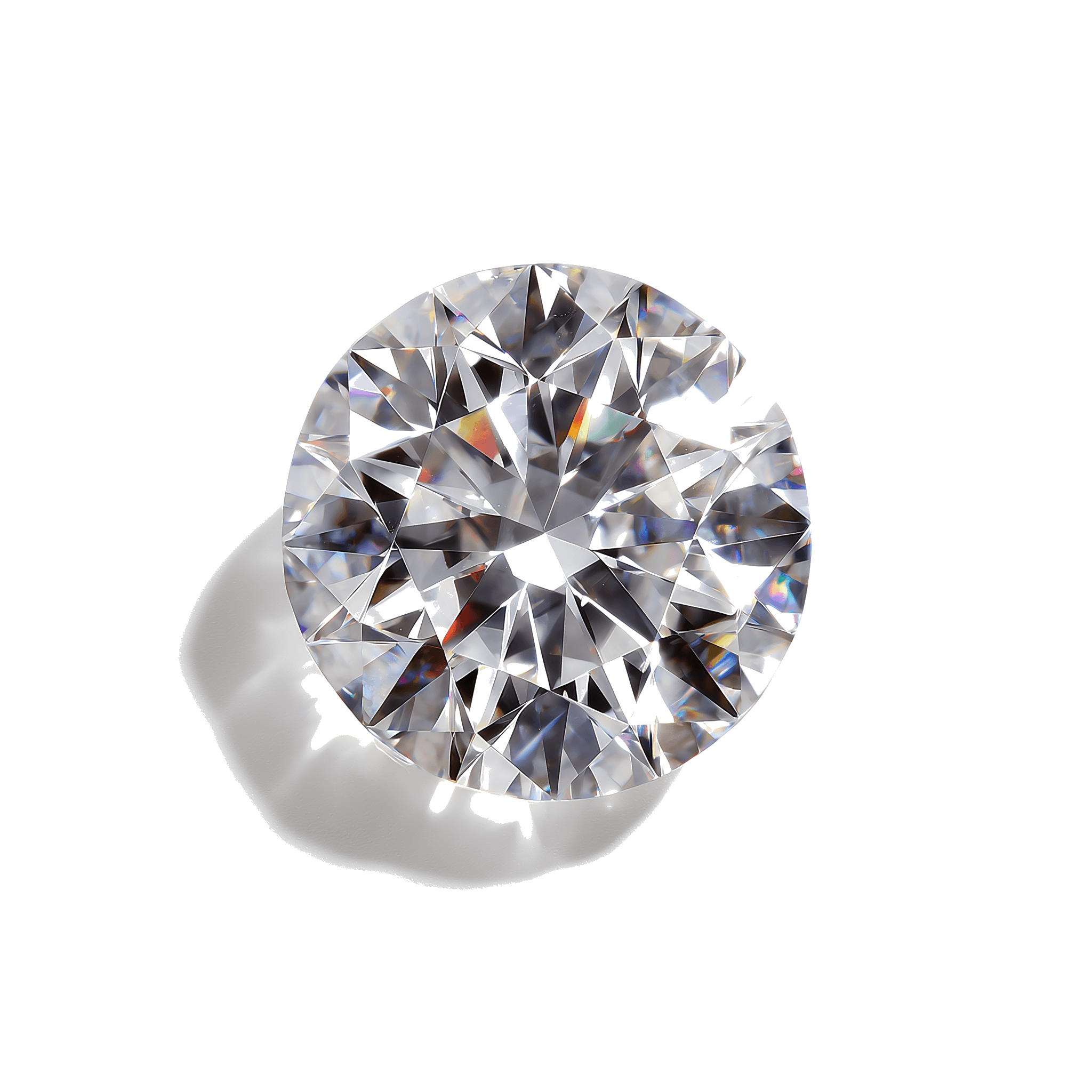 Round cut diamond
